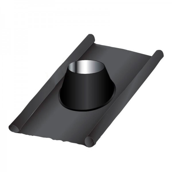 Cobre águas em chumbo-Inox para chaminé 5º a 35º Preto / antracite - 1 Cobre águas em chumbo-Inox para chaminé 5º a 35º Preto / antracite - 1
