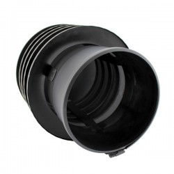 Chapéu Saturno para chaminé em Inox simples Preto / antracite - 2