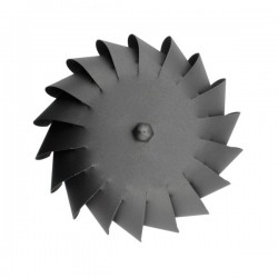Girândola para tubagem de chaminé em aço Inox simples Preto / antracite - 3