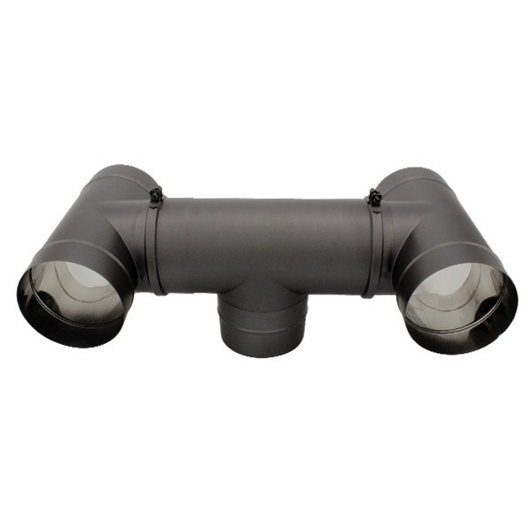 Chapéu anti-tempestade para chaminé em Inox simples Preto / antracite - 3 Chapéu anti-tempestade para chaminé em Inox simples Preto / antracite - 3