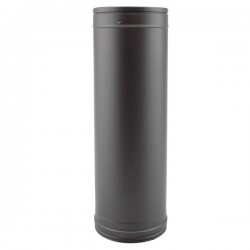 Tubo rígido Inox parede dupla isolado 1m Preto / antracite - 2