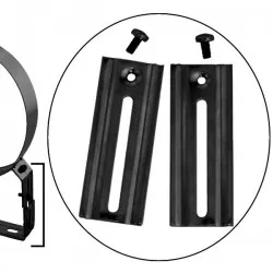 Extensão para abraçadeira de apoio regulável 9 a 16 cm Preto / antracite - 1