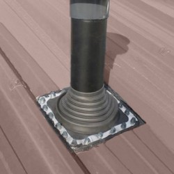 Membrana impermeável em EPDM para chaminé Pipeco Nº 6 Ø121 ao Ø254 mm - 3