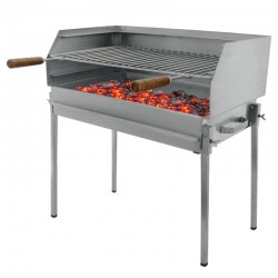 Barbecue BBQ a carvão BLAZE com pés em Inox 80x40 - 1