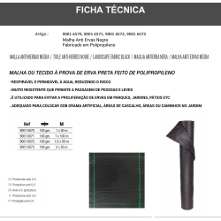 Malha anti-ervas 100gr 1x100m - 5