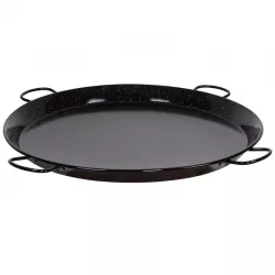 Frigideira para Paella de aço esmaltado com 4 pegas 80cm - 1