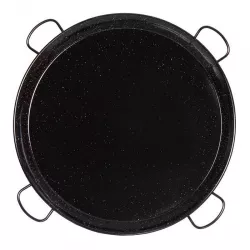 Frigideira para Paella de aço esmaltado com 4 pegas 80cm - 2