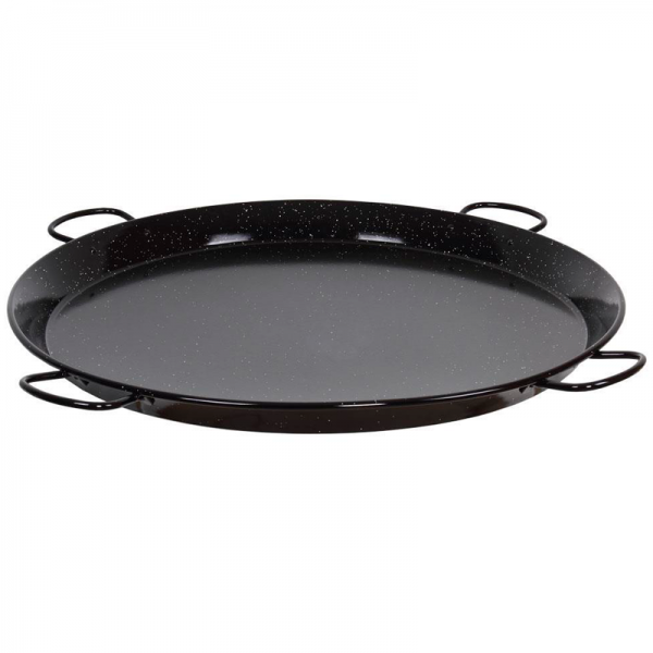 Frigideira para Paella de aço esmaltado com 4 pegas 90cm - 1 Frigideira para Paella de aço esmaltado com 4 pegas 90cm - 1