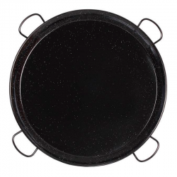 Frigideira para Paella de aço esmaltado com 4 pegas 90cm - 2