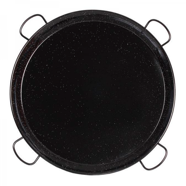 Frigideira para Paella de aço esmaltado com 4 pegas 90cm - 2 Frigideira para Paella de aço esmaltado com 4 pegas 90cm - 2