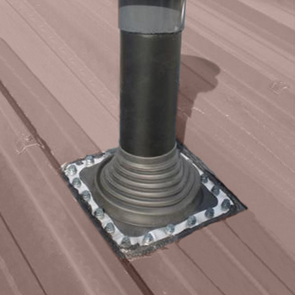 Membrana impermeável em EPDM para telhado Pipeco Nº 7 Ø140 ao Ø292 mm - 3 Membrana impermeável em EPDM para telhado Pipeco Nº 7 Ø140 ao Ø292 mm - 3