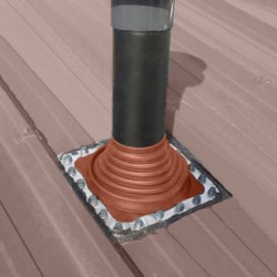 Membrana impermeável em Silicone para chaminé Pipeco Nº 3 Ø6 ao Ø146 mm - 3