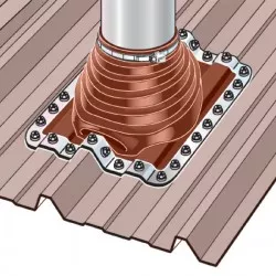 Membrana impermeável em Silicone para chaminé Pipeco MAX Ø304 ao Ø724 mm - 4