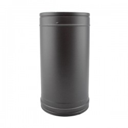 Tubo rígido Inox parede dupla isolado 33cm Preto / antracite - 2