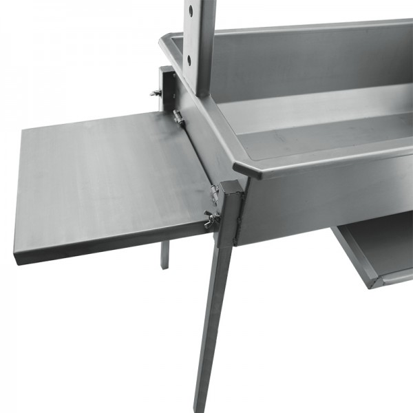 Churrasqueira a carvão BlazeElite com grelha de leitão e espeto em Inox - 9 Churrasqueira a carvão BlazeElite com grelha de leitão e espeto em Inox - 9