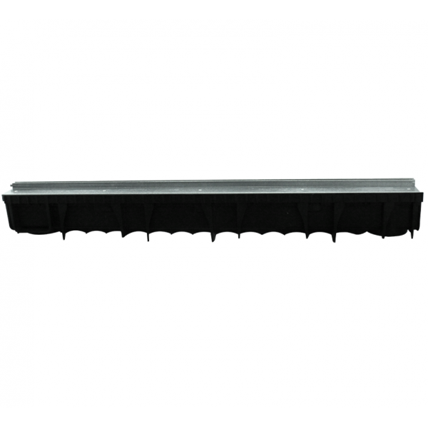 Canal drenagem oculta central Aço e PVC 100 x 12,3 x 1,5 cm - 8 Canal drenagem oculta central Aço e PVC 100 x 12,3 x 1,5 cm - 8