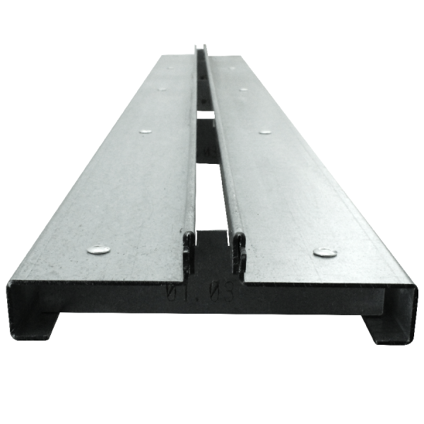 Canal drenagem oculta central Aço e PVC 100 x 12,3 x 1,5 cm - 5 Canal drenagem oculta central Aço e PVC 100 x 12,3 x 1,5 cm - 5