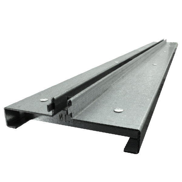Canal drenagem oculta central Aço e PVC 100 x 12,3 x 1,5 cm - 6 Canal drenagem oculta central Aço e PVC 100 x 12,3 x 1,5 cm - 6
