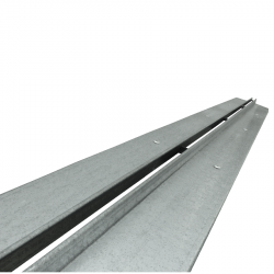 Canal drenagem oculta central Aço e PVC 100 x 12,3 x 1,5 cm - 11