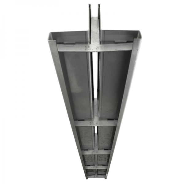 Canal drenagem oculta central Aço e PVC 100 x 12,3 x 7 cm - 6 Canal drenagem oculta central Aço e PVC 100 x 12,3 x 7 cm - 6