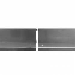 Canal drenagem oculta central Inox e PVC 100 x 12,3 x 7 cm - 8