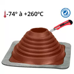 Membrana impermeável em Silicone Pipeco Nº 1 Ø6 ao Ø70 mm - 1