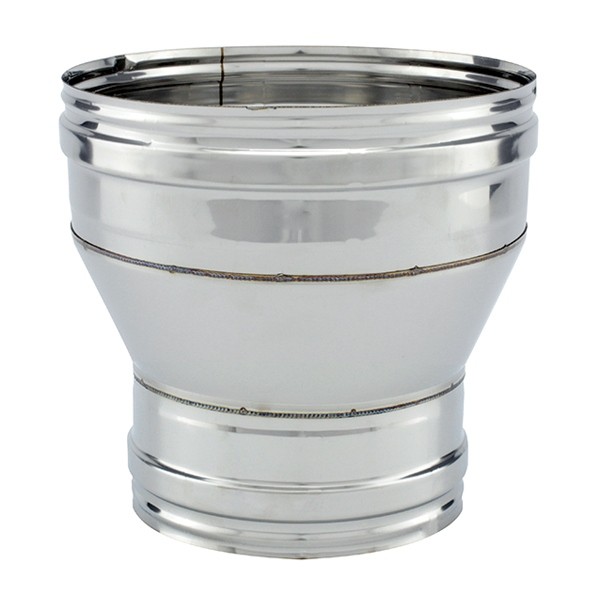 Redução Inox parede simples - 1 Redução Inox parede simples - 1