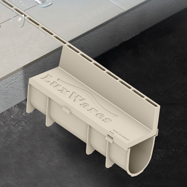 Canal com grelha oculta LuxWares 100x13x6cm +8,5cm - 7 Canal com grelha oculta LuxWares 100x13x6cm +8,5cm - 7