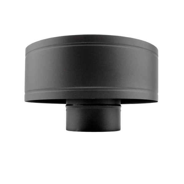 Chapéu anti-chuva para chaminé em aço Inox parede dupla Preto / antracite - 1 Chapéu anti-chuva para chaminé em aço Inox parede dupla Preto / antracite - 1