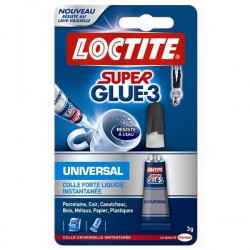 Cola instantânea - loctite - SuperCola 3 - UNIVERSAL - 1