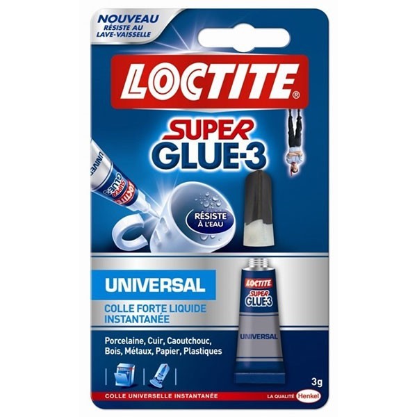 Cola instantânea - loctite - SuperCola 3 - UNIVERSAL - 1 Cola instantânea - loctite - SuperCola 3 - UNIVERSAL - 1