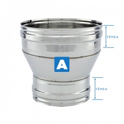 Redução Inox parede simples - 2
