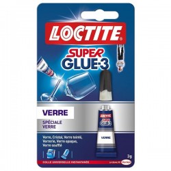 Cola instantânea - loctite - SuperCola 3 - VIDRO - 1