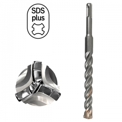 Broca SDS-Plus TRI-STAR betão/pedra Ø5 mm - ECEF - 1
