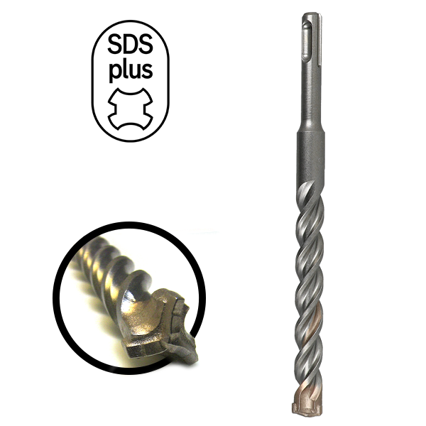 Broca SDS-Plus TRI-STAR betão/pedra Ø8 mm - ECEF - 6 Broca SDS-Plus TRI-STAR betão/pedra Ø8 mm - ECEF - 6