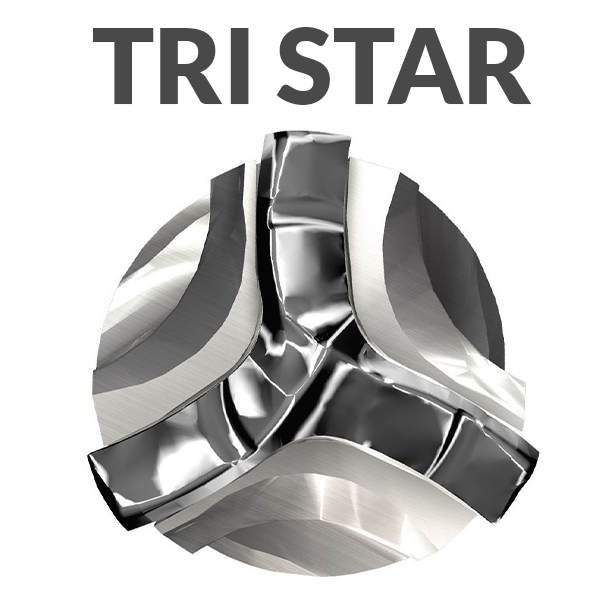 Broca SDS-Plus TRI-STAR betão/pedra Ø16 mm - ECEF - 3 Broca SDS-Plus TRI-STAR betão/pedra Ø16 mm - ECEF - 3