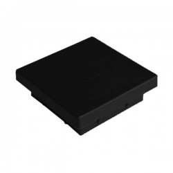 Tampa plástica TOP preto RAL9005 - 1