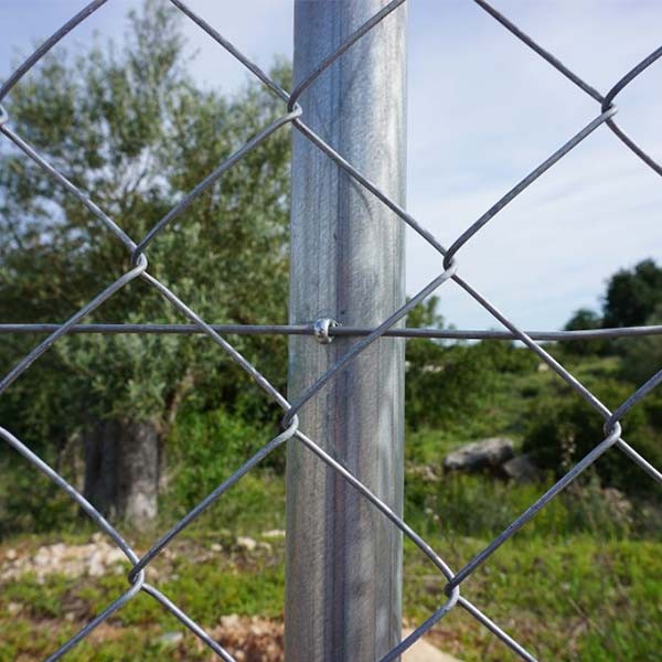 Poste Redondo Galvanizado Ø48 H130cm - 2 Poste Redondo Galvanizado Ø48 H130cm - 2