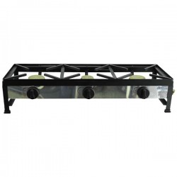 Trempe / Fogão portátil de 3 boca a gás 120x40 - 1