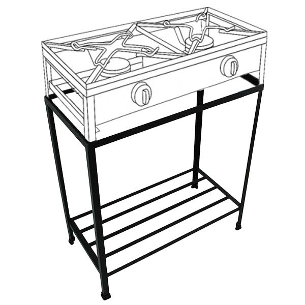 Bancada para Trempe / Fogão 60x30 H62 - 1 Bancada para Trempe / Fogão 60x30 H62 - 1