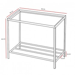 Bancada para Trempe / Fogão 60x30 H62 - 4