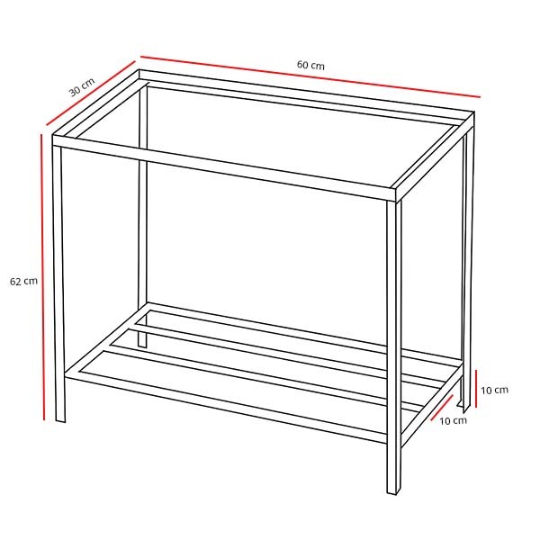 Bancada para Trempe / Fogão 60x30 H62 - 4 Bancada para Trempe / Fogão 60x30 H62 - 4