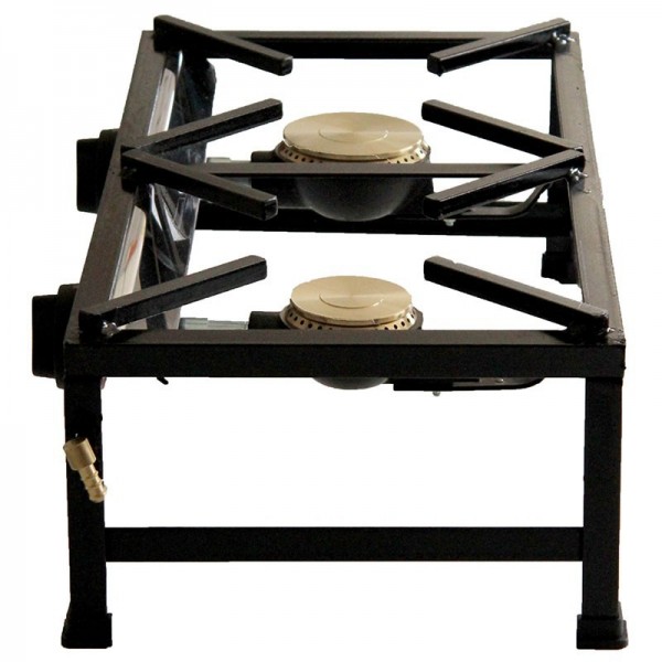 Trempe / Fogão portátil de 2 boca a gás 70x35 - 3 Trempe / Fogão portátil de 2 boca a gás 70x35 - 3