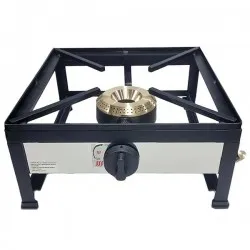 Trempe / Fogão portátil MAXI de 1 boca a gás 30x30 - 1