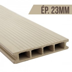 Lamina de deck composite branco 2200x150x23mm - 1