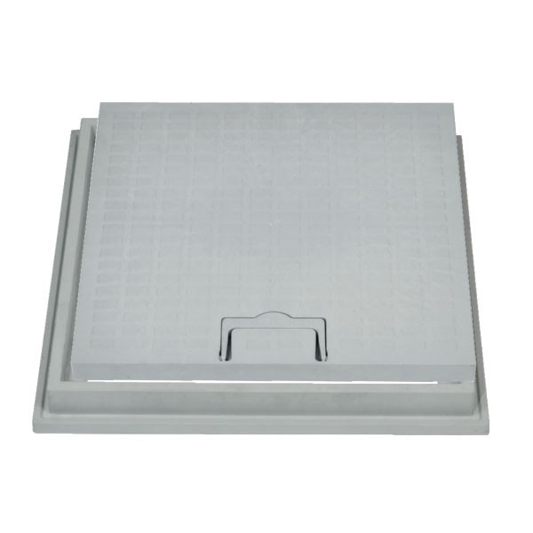 Tampa LUX + aro em polipropileno 20x20 cm - 1