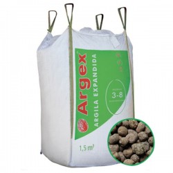 Granulo de argila expandida 8 - 12,5 mm big-bag 1,5 m3 - 1