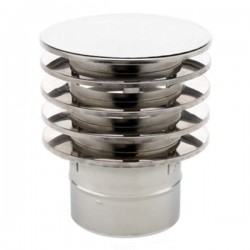 Chapéu Saturno para chaminé em Inox simples - 1